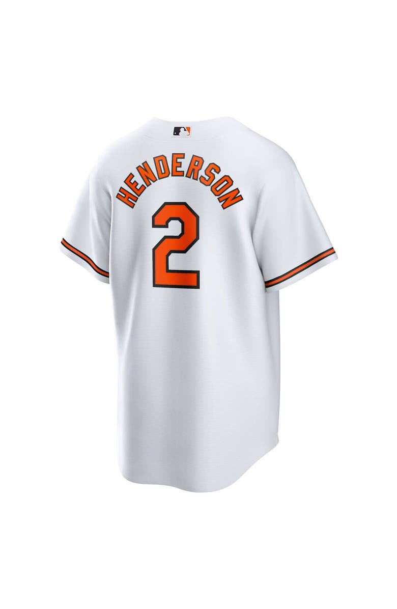 Nike Men's Nike Gunnar Henderson White Baltimore Orioles Home Replica Player Jersey, Alternate, color,