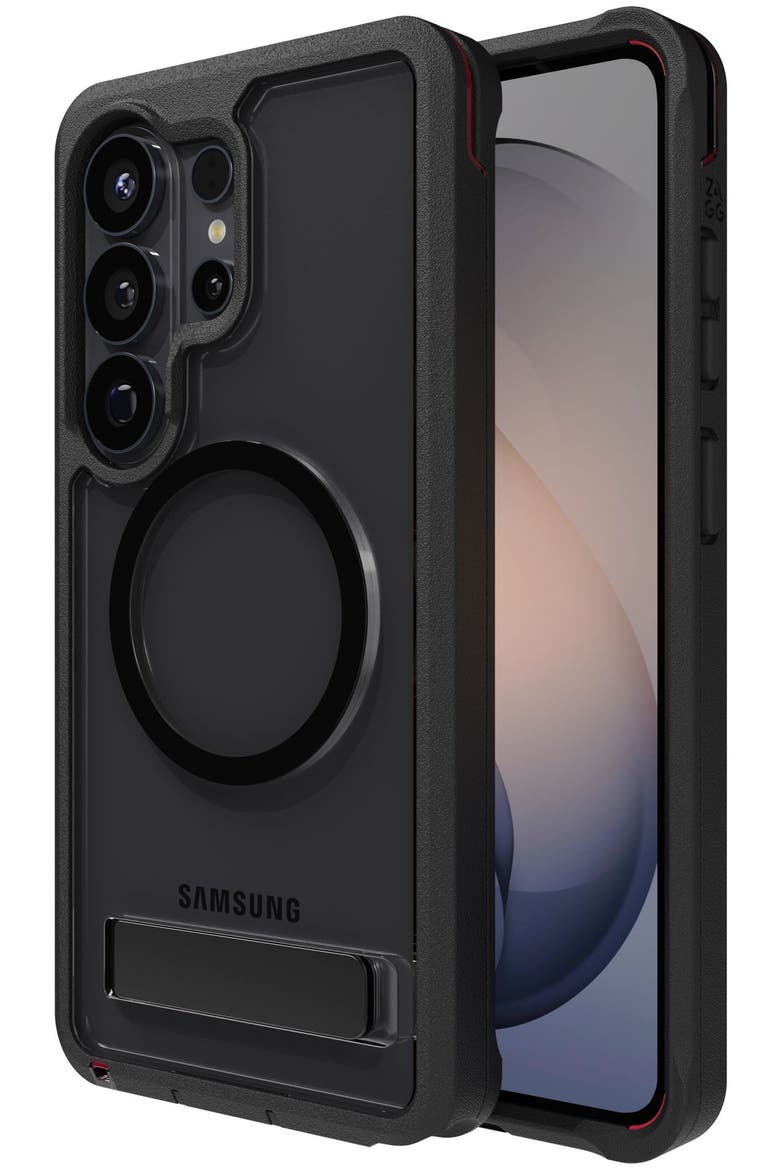 Rainier Snap Case with Kickstand for Samsung Galaxy S26 Ultra, Main, color, Black Multicolor