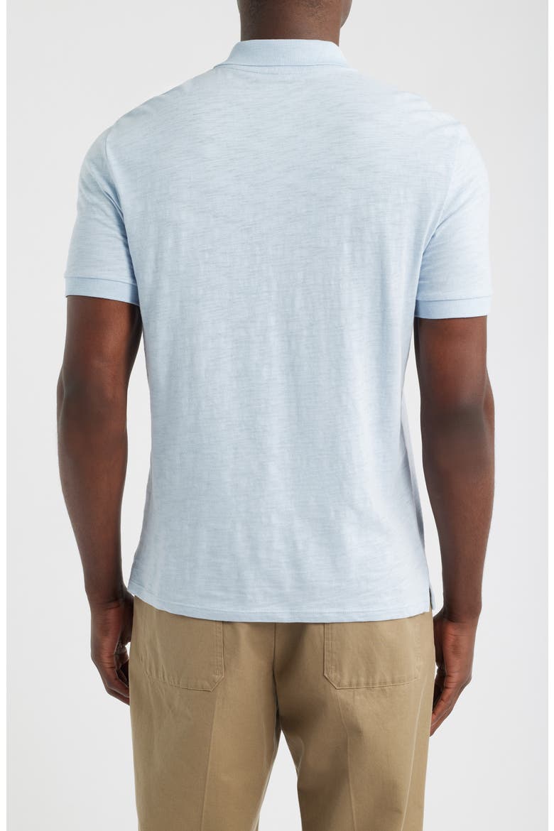 Cotton Slub Jersey Polo, Alternate, color, PLAYA BLUE