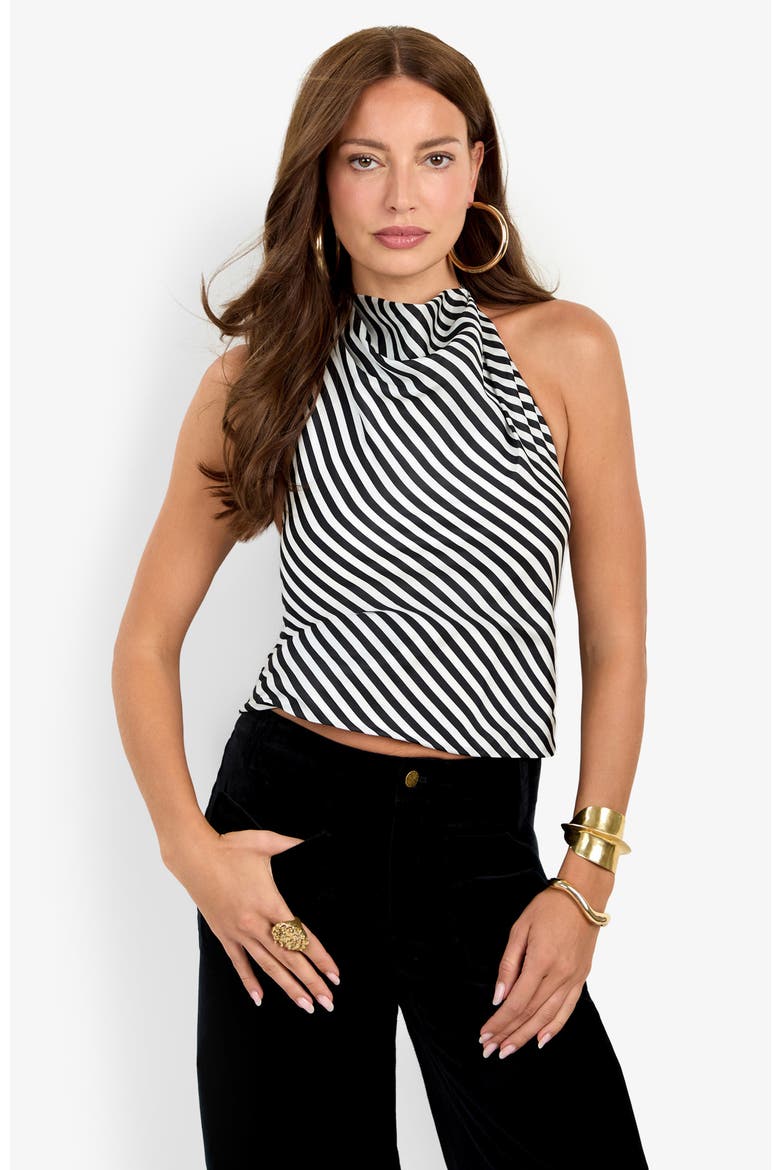 Lanika Top, Alternate, color, Black/Winter White