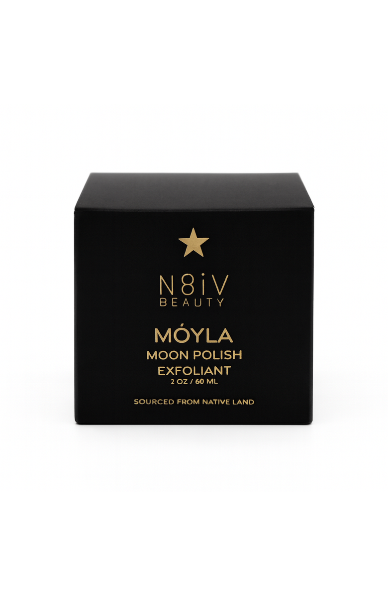 N8iV Beauty MÓYLA (MOON) polish exfoliate & moisturizing sleep mask, Main, color, Off White