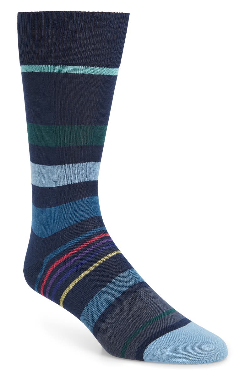 Paul Smith Stripe Socks, Main, color, 