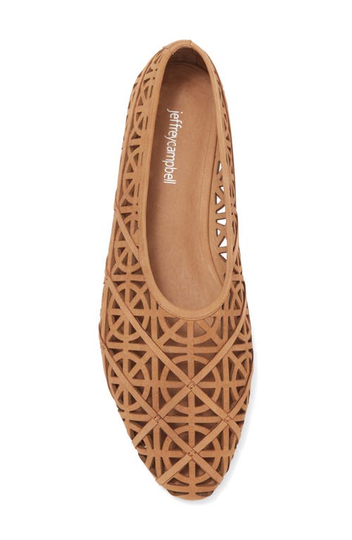 Jeffrey Campbell Skylark Flat In Brown