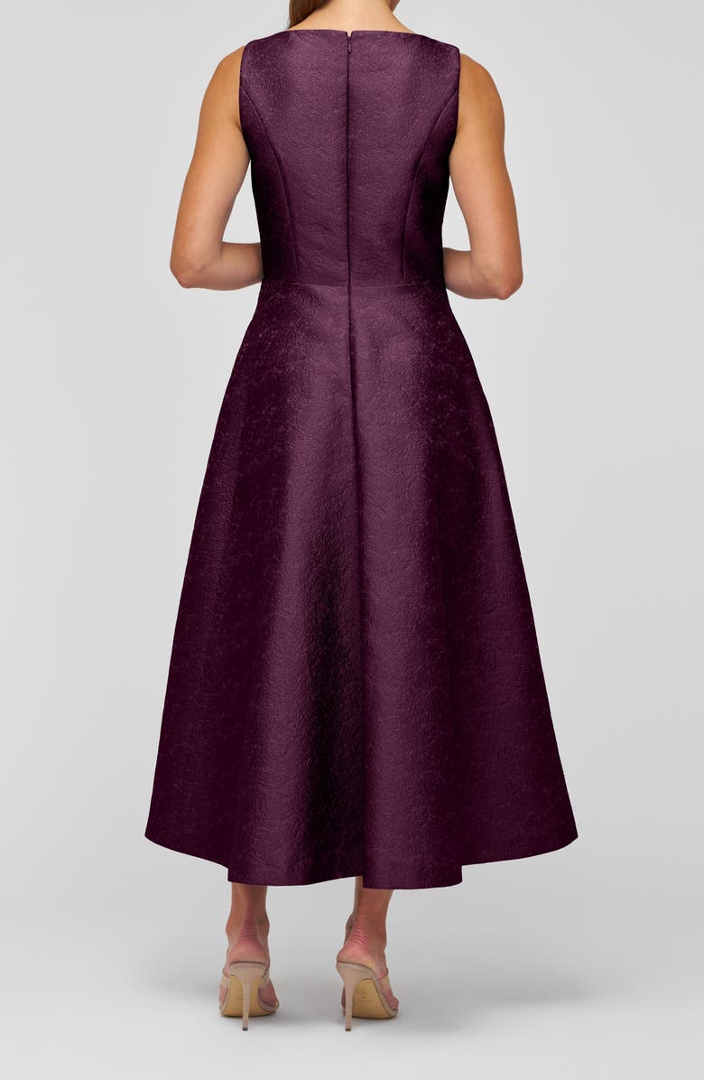 Kay Unger Olivia Sleeveless Cocktail Dress, Alternate, color, Mulberry