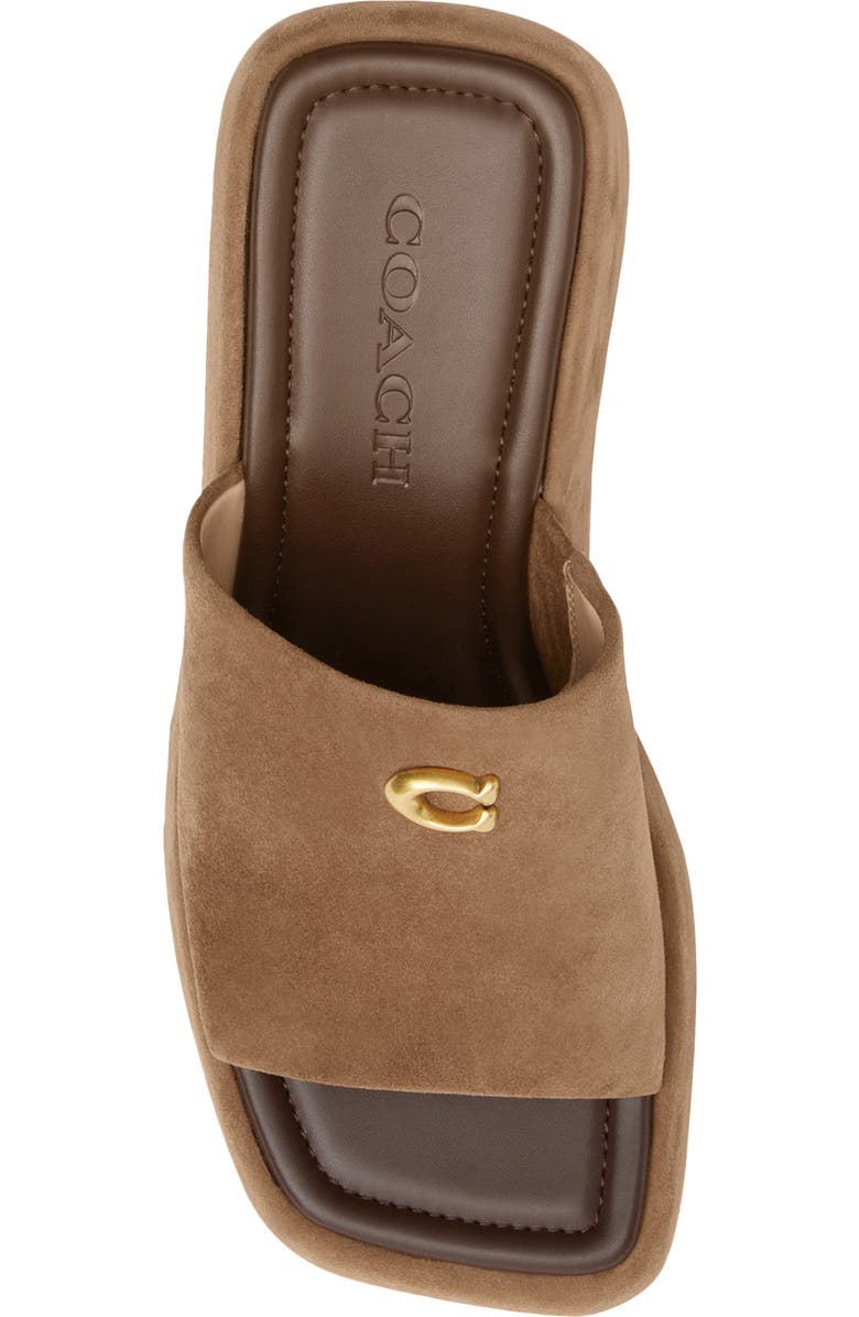 COACH Marie Platform Wedge Sandal, Alternate, color, Coconut