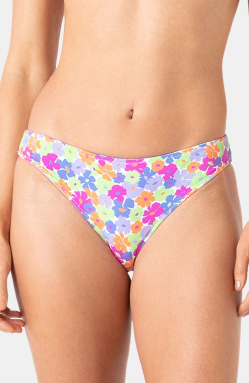 Roxy California Dreamin' Reversible Bikini Bottoms In Multi