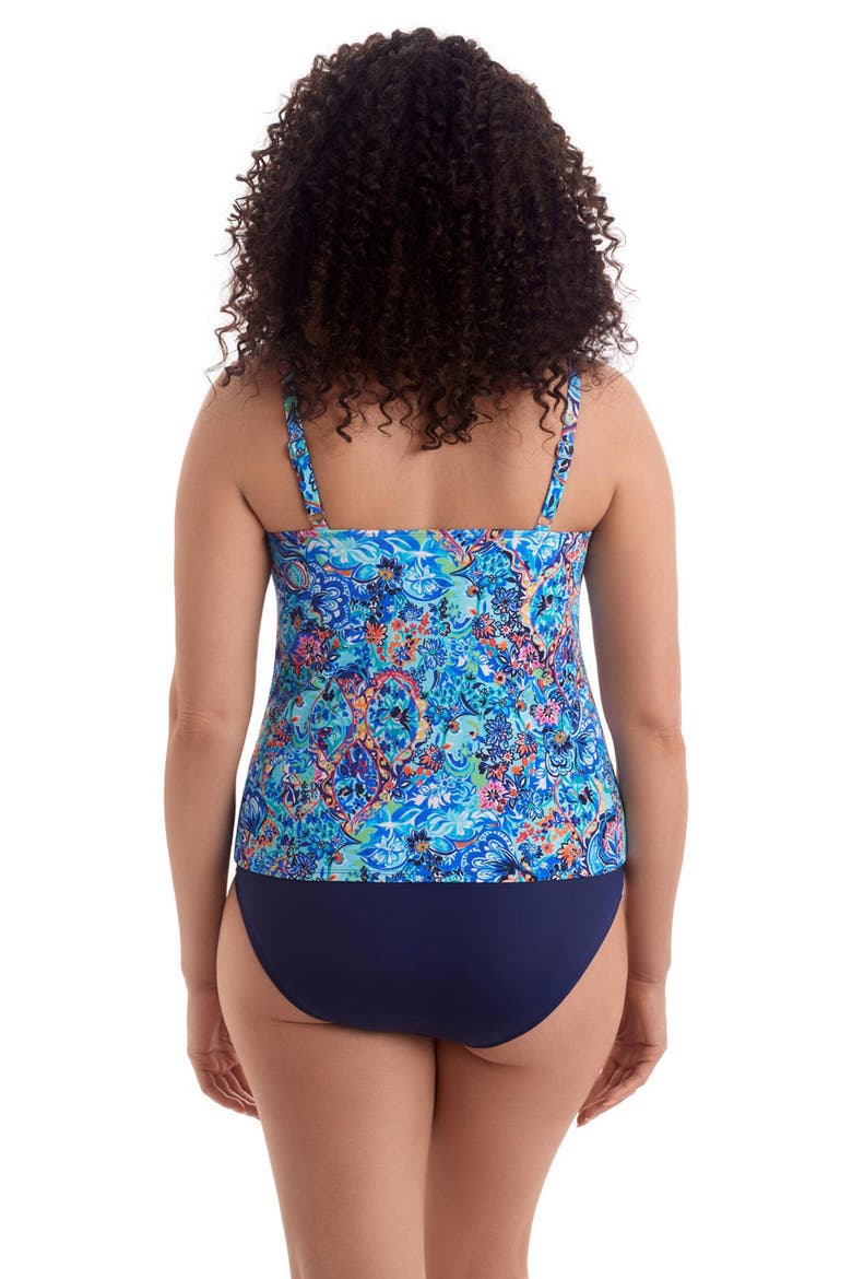 Classic Mastectomy Tankini Swimsuit Top, Alternate, color, Bombay