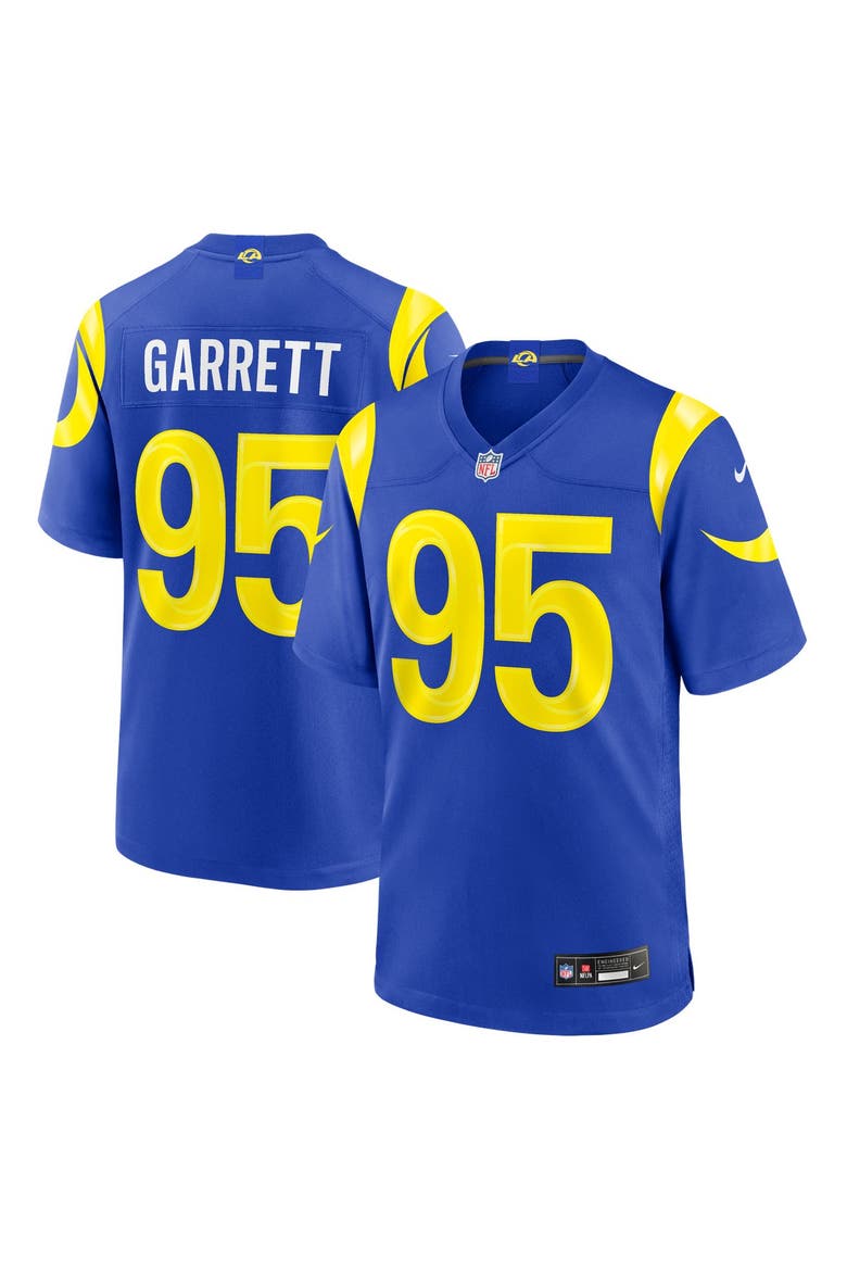 Youth Nike Myles Garrett Royal Los Angeles Rams Team Game Jersey, Main, color, Royal