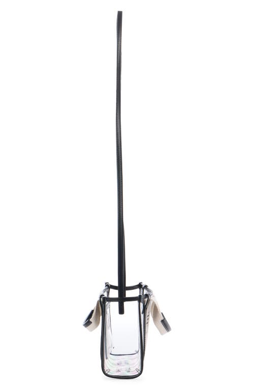 Chloé Mini Woody Jelly & Leather Tote Bag In White