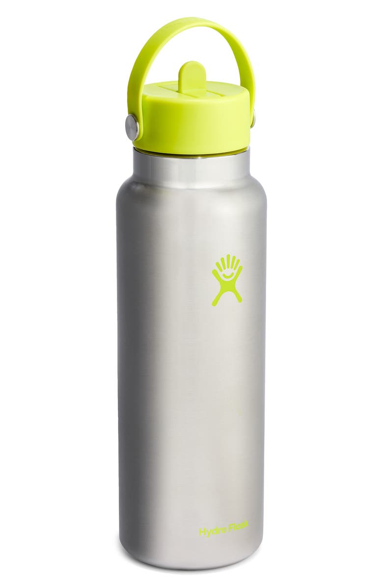 Hydro Flask 40-Ounce Wide Mouth Flex Straw Cap Water Bottle, Alternate, color,