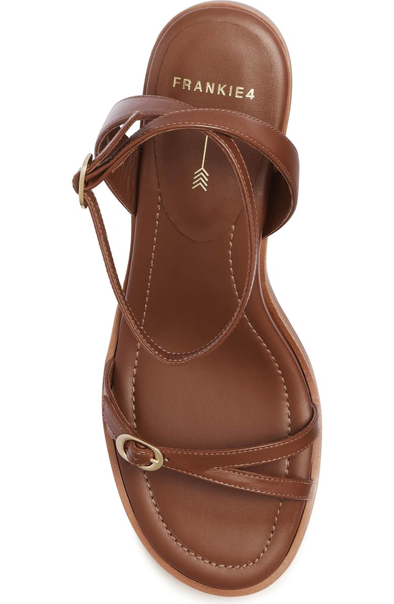 FRANKIE4 Jolie Ankle Strap Sandal, Alternate, color, Tan