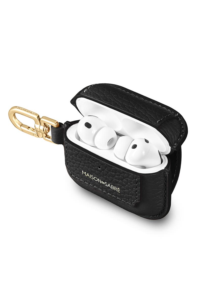 MAISON de SABRÉ The AirPods Pro 3 Case Charm, Alternate, color, Black Caviar