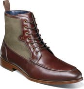 Stacy Adams Brumley Moc Toe Lace Up Boot