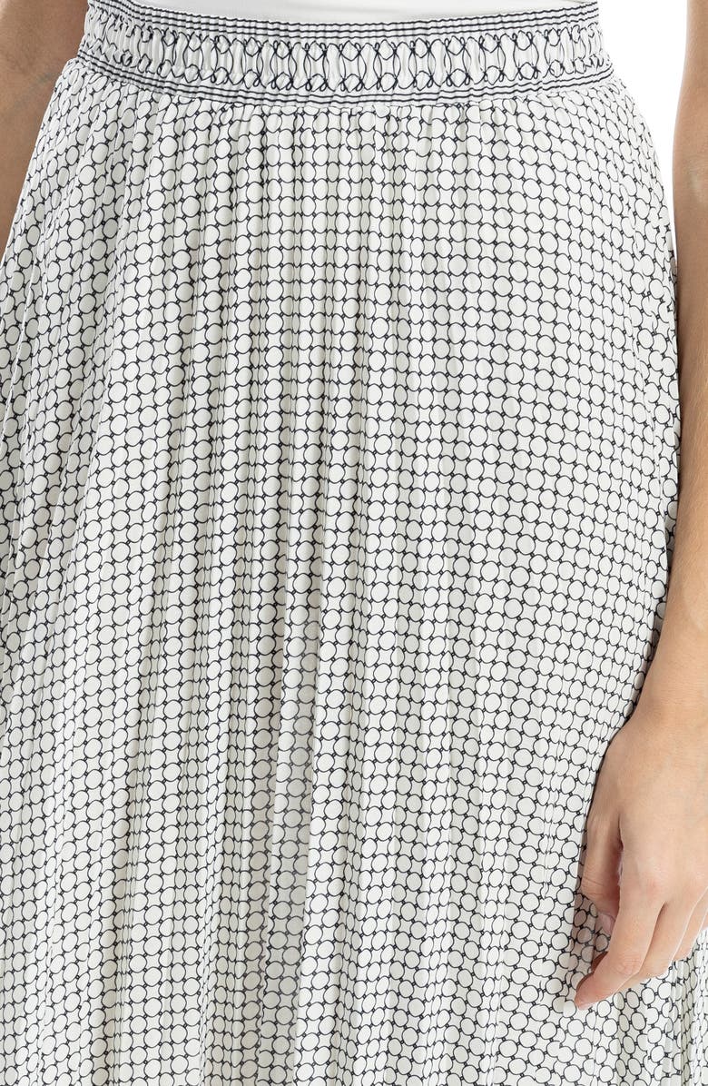 MAX STUDIO Pleated Maxi Skirt, Alternate, color, Ivory Shapes