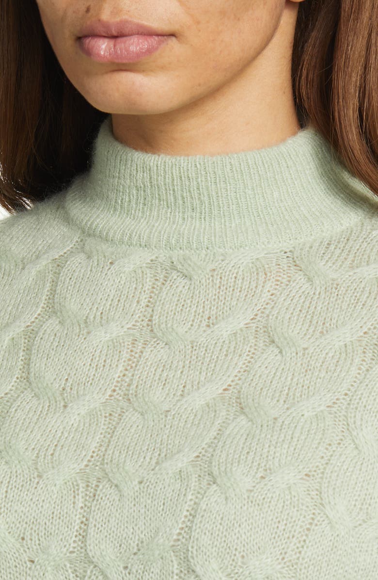 Ted Baker London Veolaa Cable Knit Sweater, Alternate, color, 