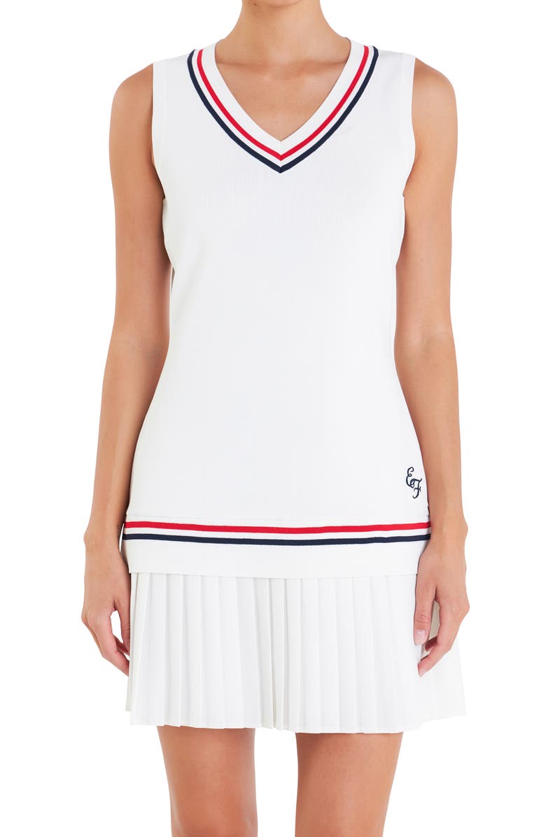 English Factory Sports Club Mixed Mdia Minidress, Alternate, color,