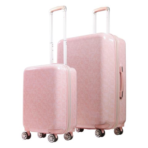 Hello Kitty Pose All Over Print 2 pc set Hard-sided spinner Luggage in 29 and 21 inch