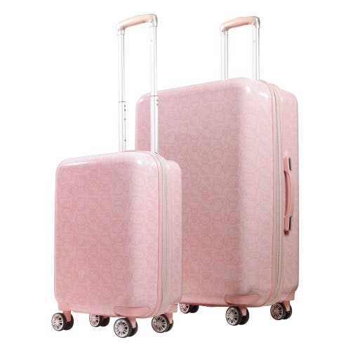 Hello Kitty Ful Hello Kitty Pose All Over Print 2 Pc Set Hard-sided Spinner Luggage