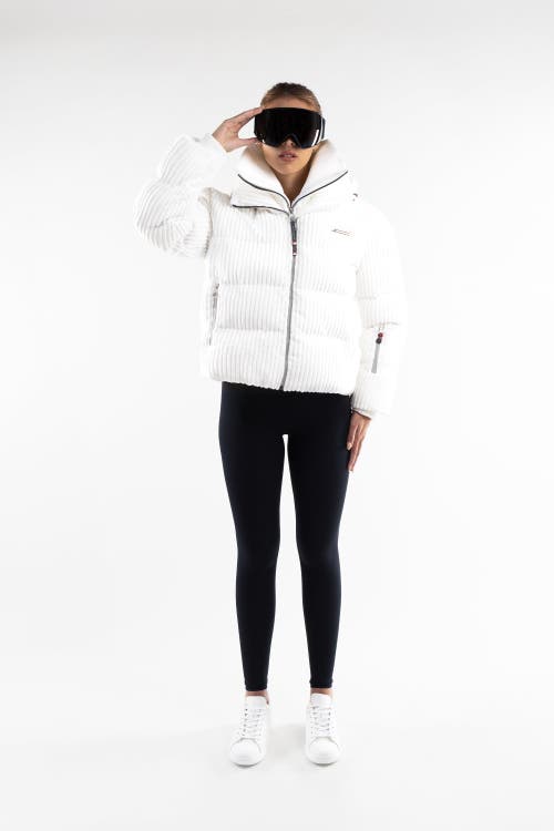 Malibu Ski Club Piste Jacket In White