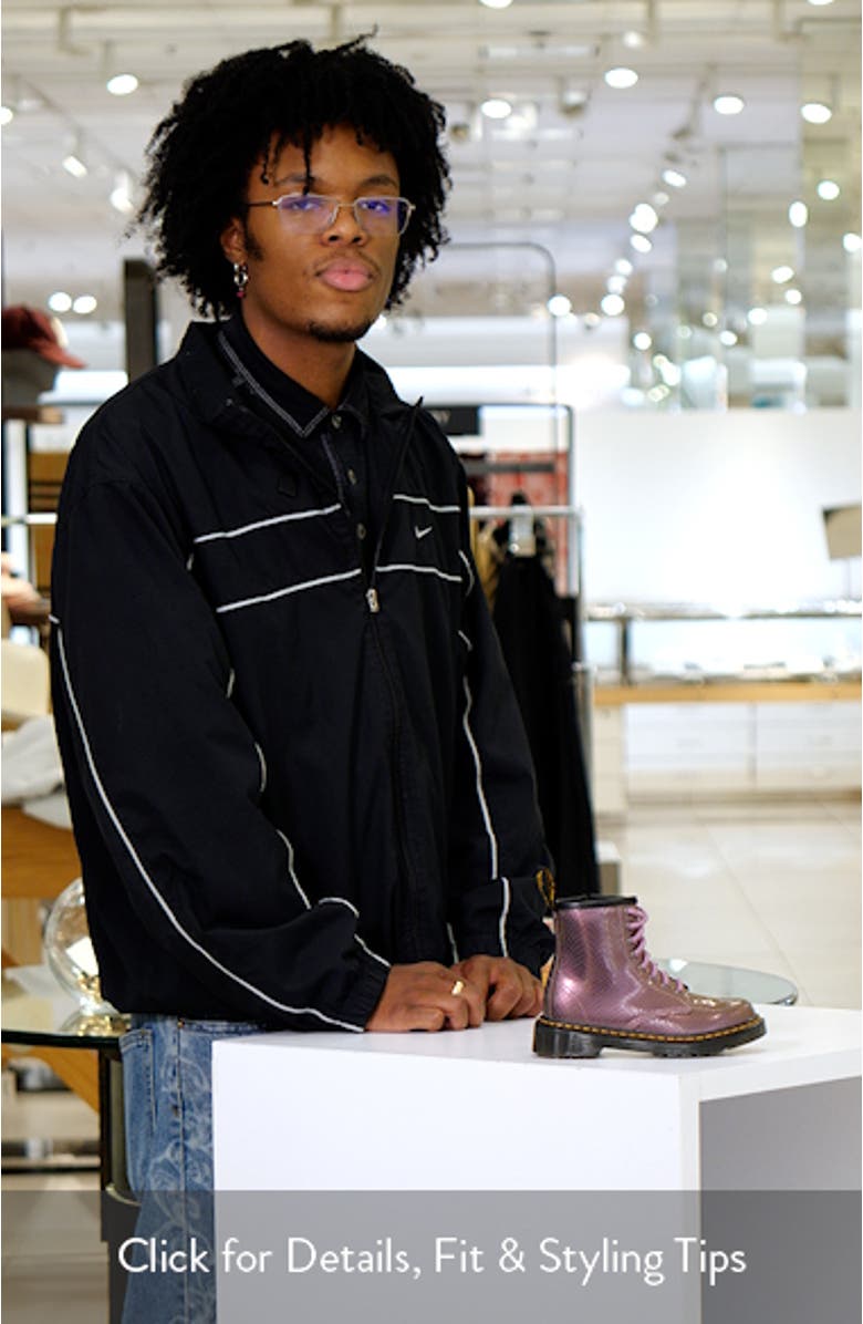 Kids' 1460 Snake Embossed Boot, sales video thumbnail