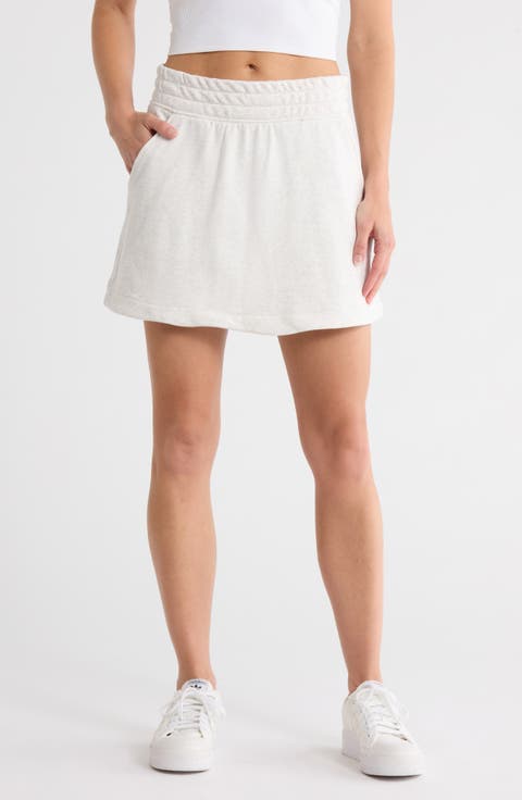 Zuri High-Low Fleece Skirt