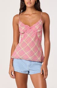 ASTR the Label Kirsten Plaid Tank