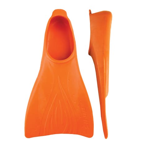 Booster Swim Fins for Kids Floating Rubber Fins Teaches Kick Technique Open Toe Design Comfortable Fit