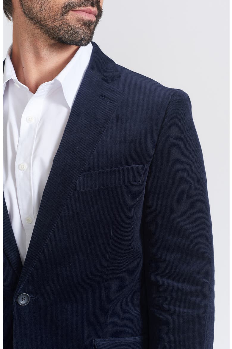 Corduroy Sport Coat, Alternate, color, NAVY