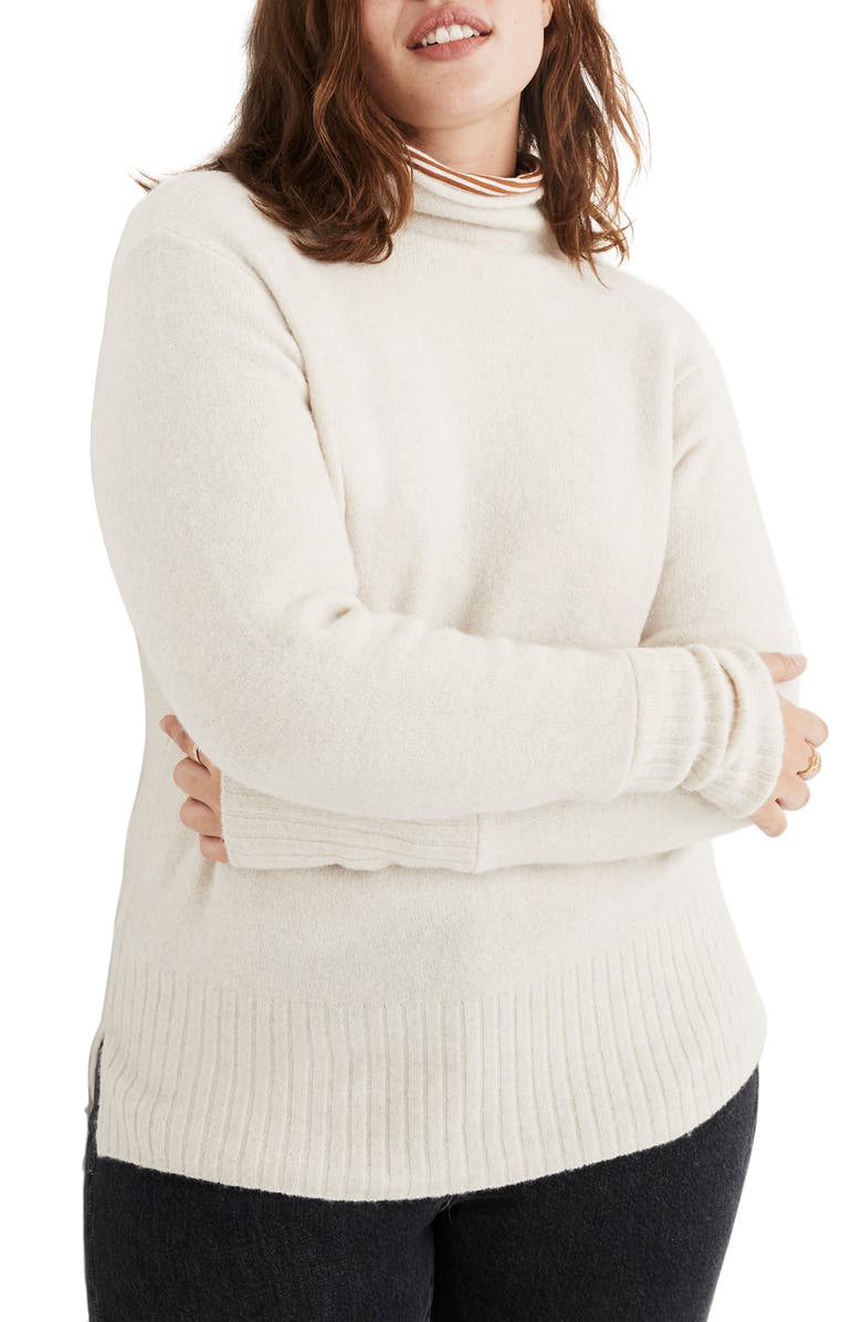 Madewell Inland Rolled Turtleneck Sweater, Alternate, color, 
