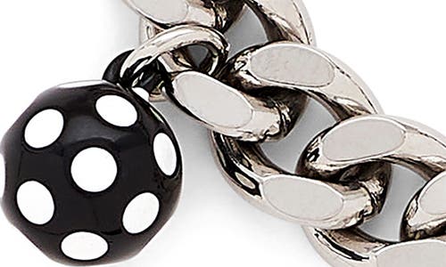 Marc Jacobs Dice Charm Bracelet In Gray