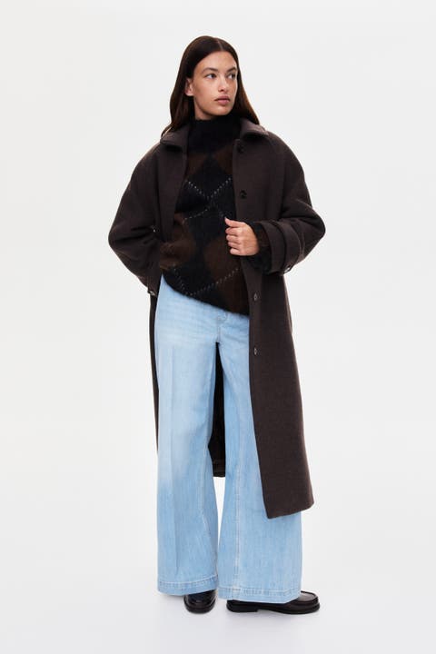 Mama wide leg jeans