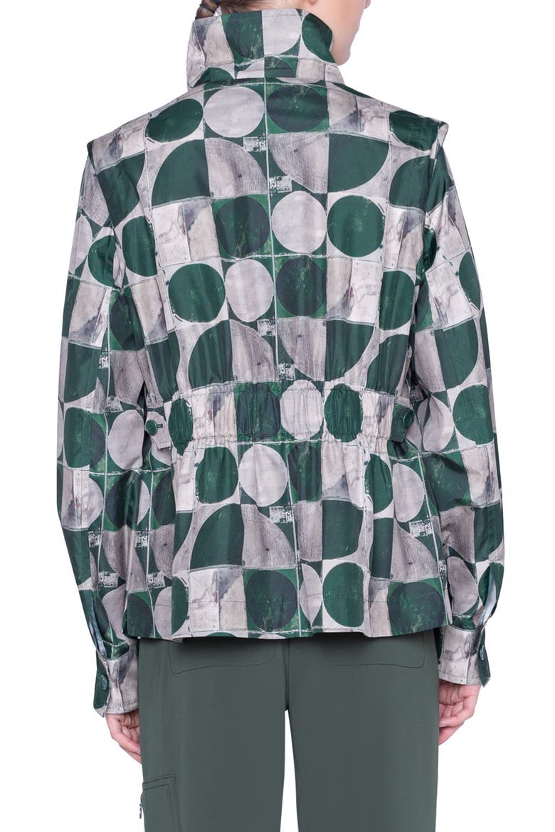 Circlefield Print Zip Front Jacket, Alternate, color, CIRCLE FIELD PRINT