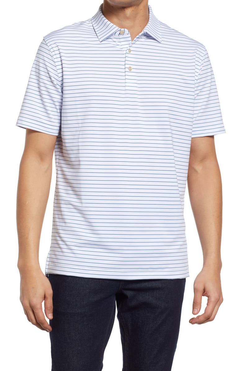 Peter Millar Drum Stripe Performance Polo, Main, color,