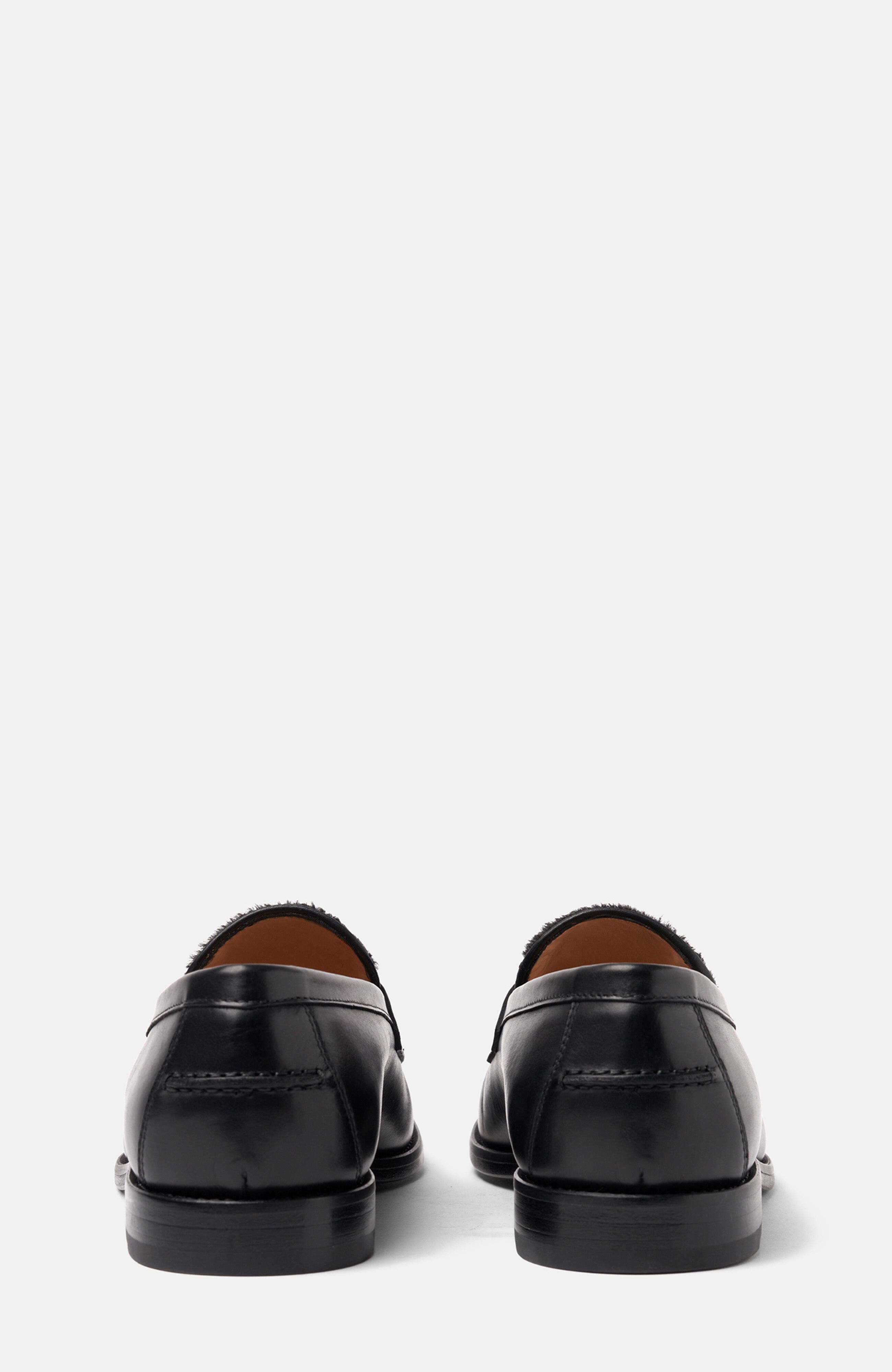 SCAROSSO Aaron Loafers, Alternate, color, Black - Calf