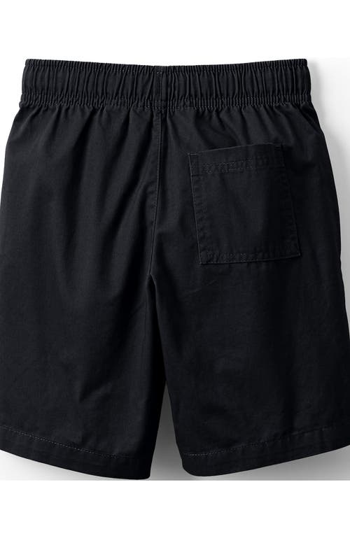 LANDS' END LANDS' END KIDS PULL ON CHAMBRAY ELASTIC WAIST SHORTS