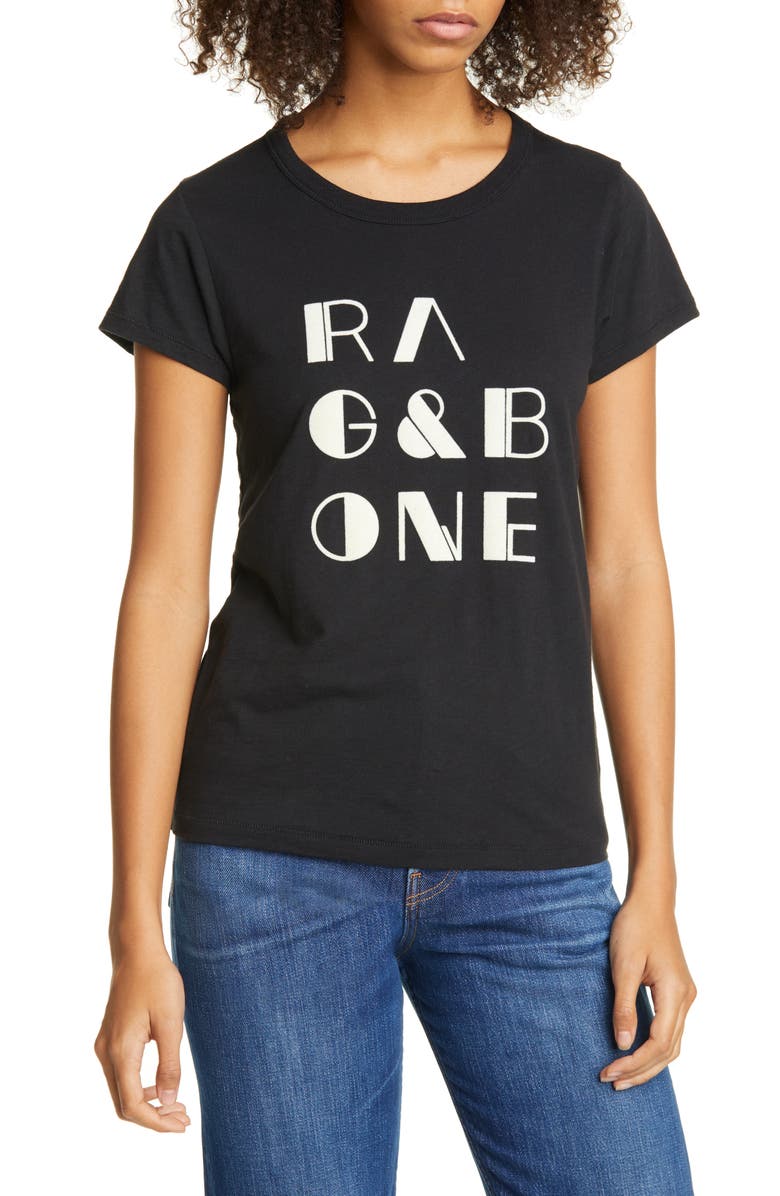 rag & bone Vintage Cotton Tee, Main, color, 