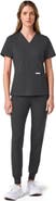JAANUU UltraSOFT Essential Comfort Women's 6-Pocket Scrub Set