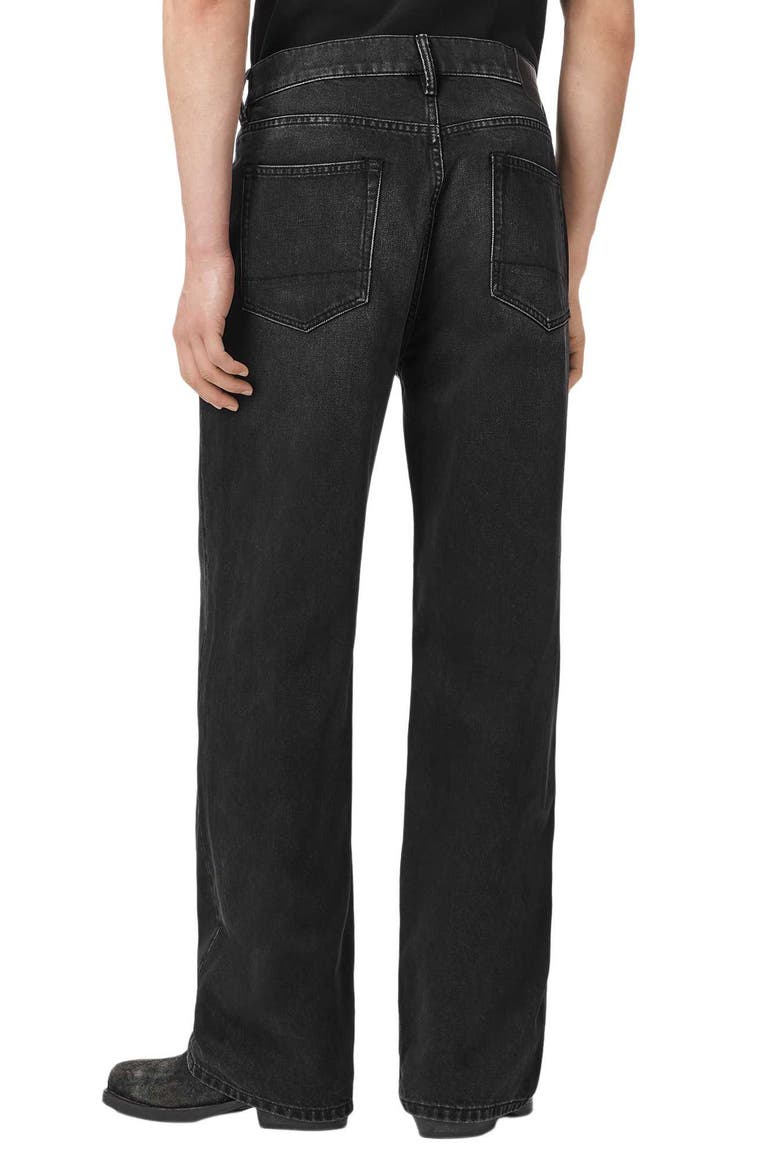 Lenny Lux Relaxed Wide Leg Jeans, Alternate, color, WASHED BLACK
