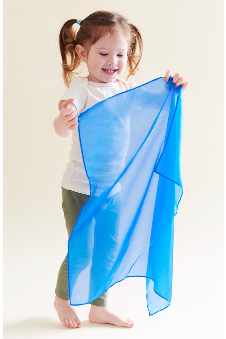 Set of 5 Mini Primary Playsilks, Alternate, color, PRIMARY