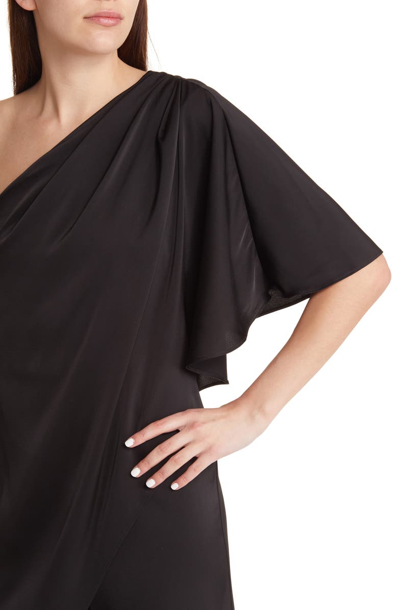 River Island One-Shoulder Jumpsuit, Alternate, color,