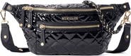 MZ Wallace Small Crosby Quilted Nylon Convertible Sling Bag