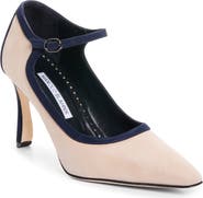 Manolo Blahnik Churla Ankle Strap Pump