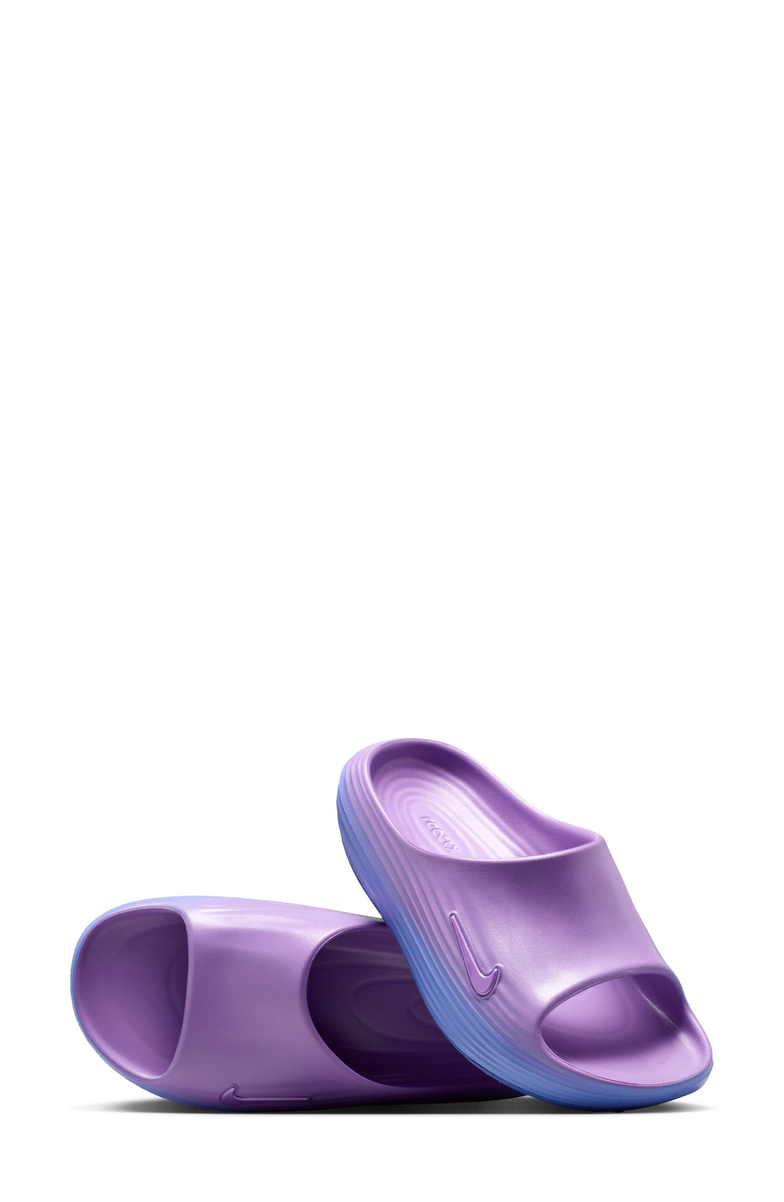 Nike ReactX Rejuven8 Slide, Alternate, color, Bright Violet/ Violet-Sapphire