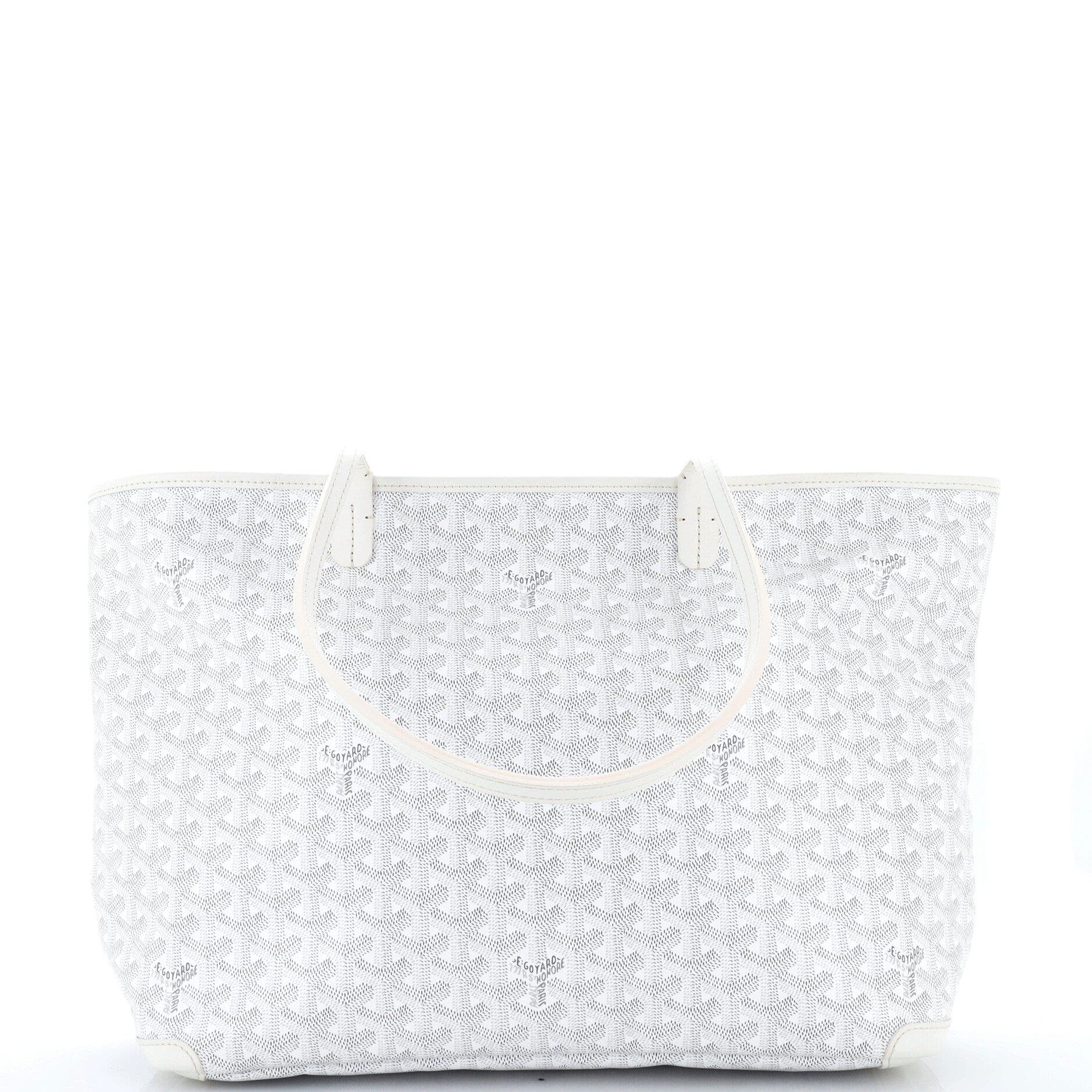 Artois Tote Coated Canvas MM, Main, color, White