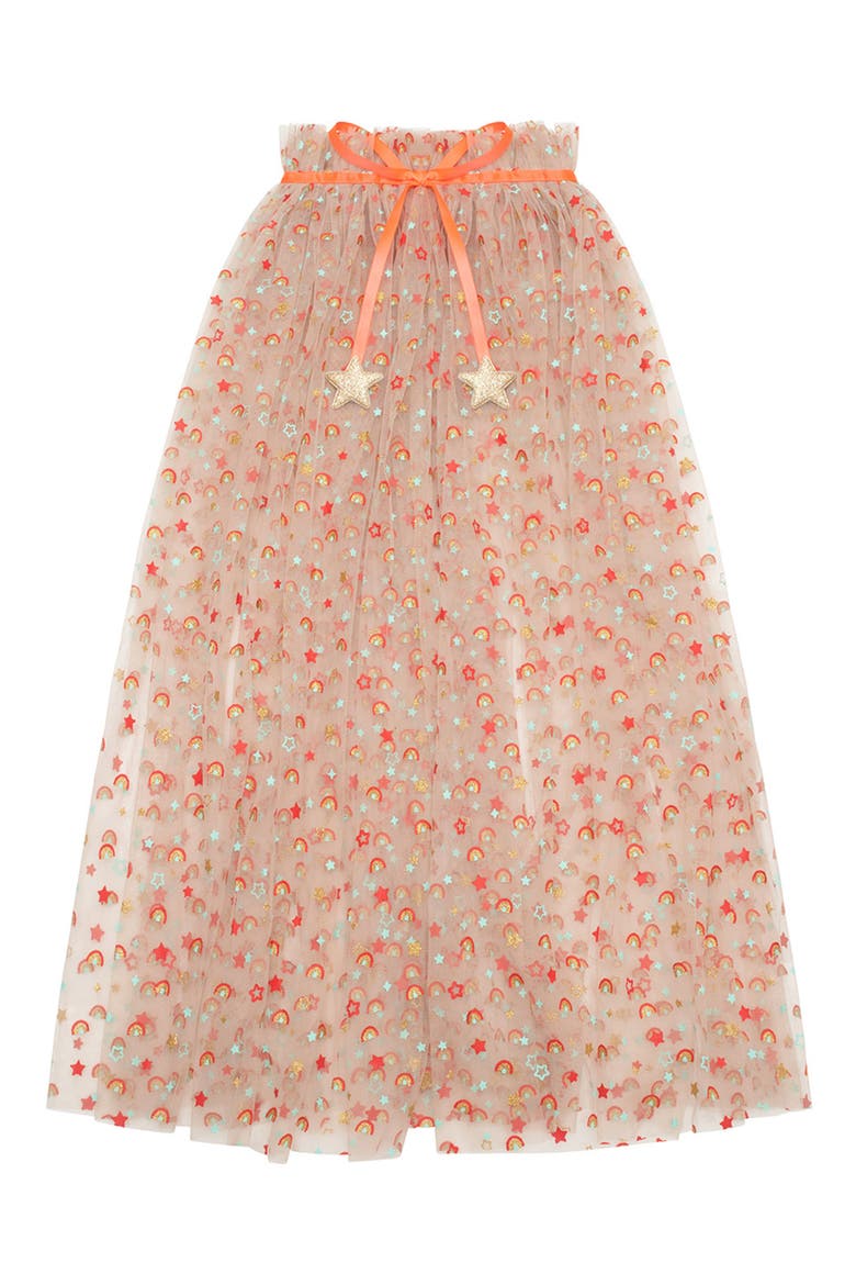 Kids' Rainbow Cape, Main, color, LIGHT BEIGE