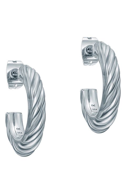 Melanie Twisted Hoop Earrings