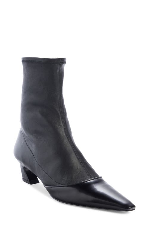 Acne Studios Bano Cap Toe Ankle Boot in Black