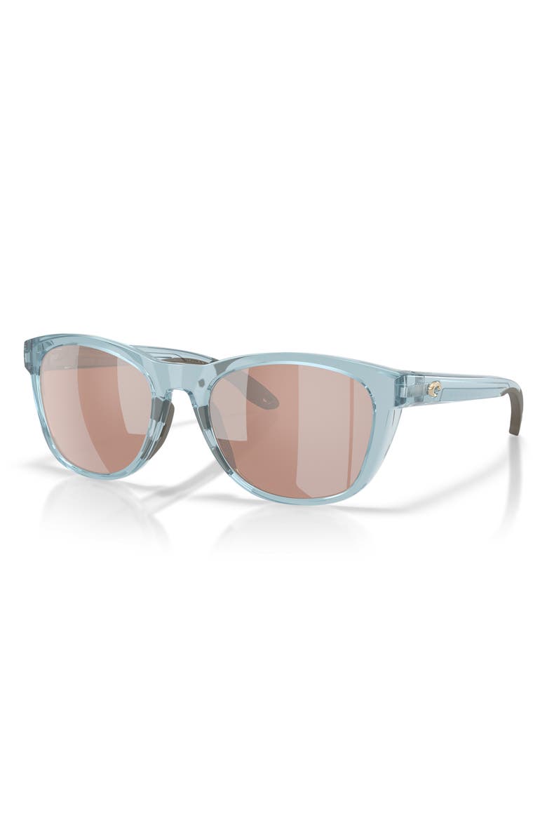 Costa Del Mar Aleta 54mm Sunglasses, Alternate, color, Translucent Silt Blue 580P