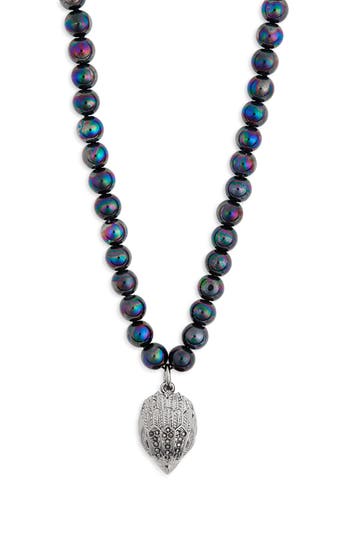 KURT GEIGER KURT GEIGER LONDON EAGLE STONE BEADED NECKLACE