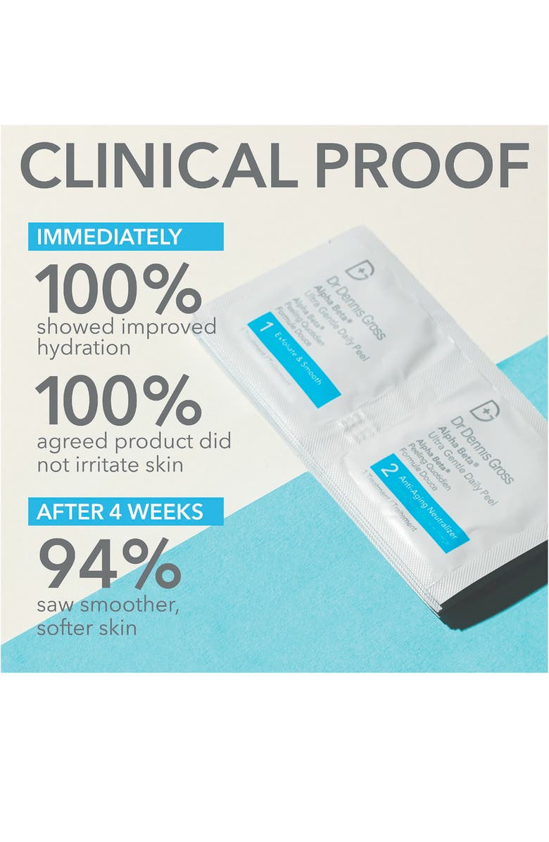 Dr. Dennis Gross Skincare Alpha Beta<sup>®</sup> Ultra Gentle Daily Peel - 30 Applications, Alternate, color, 